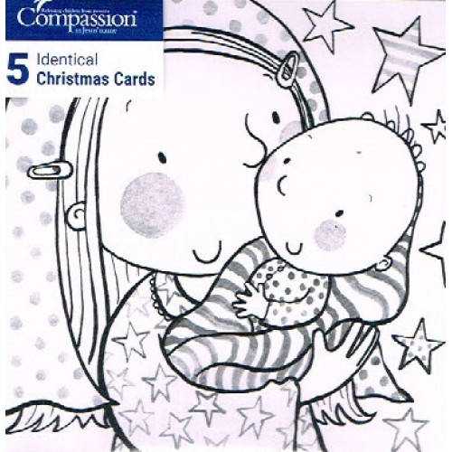 Christmas Cards To Colour