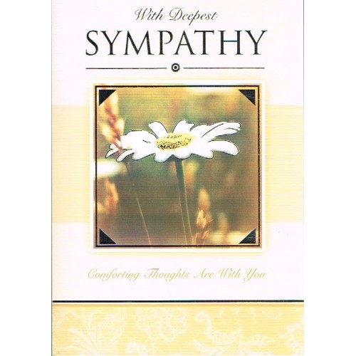 Card Sympathy With Deepest Sympathy