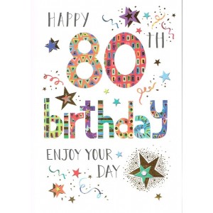 Card - 80th Birthday